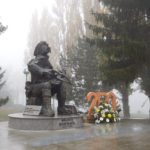 Споменик Филипу Вишњићу у селу Вишњићево, откривен 2010. године, дар проф. Радмиле Милентијевић