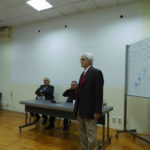Инж. Милан Драгић, члан ПСК, поздравља присутне на предавању