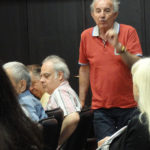 Др Обрад Зелић у расправи после предавања