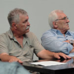 Предавач С. Филиповић са председником Секције за древну историју Срба и Словена др Предрагом Анђелићем