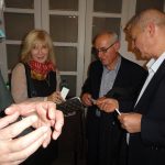 Слева: др Снежана Кирин, мр Славко Максимовић, председник удружења Милутин Миланковић, Радован Калабић