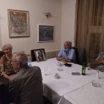 Чланови ПСК адвокат Бранимир Поповић, арх. Мирјана Ристић, проф. др Обрад Зелић и др Раде Дубајић на комеморацији