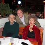 У поменутом ресторану стварање Удружења је у току, на слици адвокат Бранимир Поповић, др Душан Ристић и архитекта Мирјана Ристић, 23. септембар 2011.