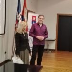 Председница ПСК др Снежана Кирин најављује предавача мр Михаила Јелића